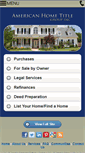 Mobile Screenshot of americanhometitlegroup.com